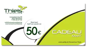 Cadeaukaart per post van €50